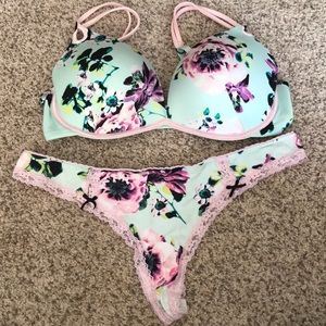 Padded Bra and thong set